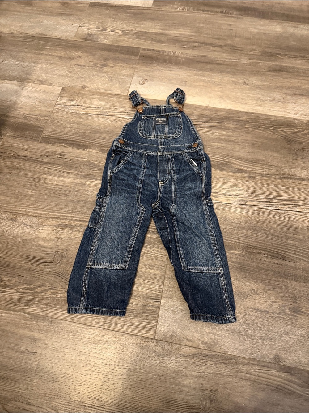 OshKosh B'gosh Dark Blue Denim Overalls